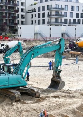 Site Preparation including site Excavation, Backfilling, Berm-works, Grading & Compaction